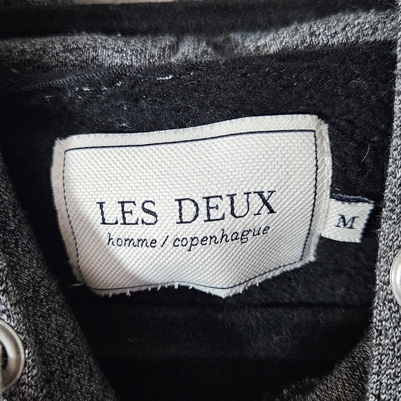 Les Deux Gray Hoodie Size M - Picture 10 of 12